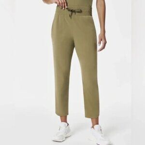 Spanx Green Out of Office Trousers in Tuscan Olive